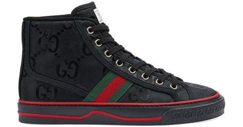 girls gucci shoes high top sneakers|gucci sneakers black and white.